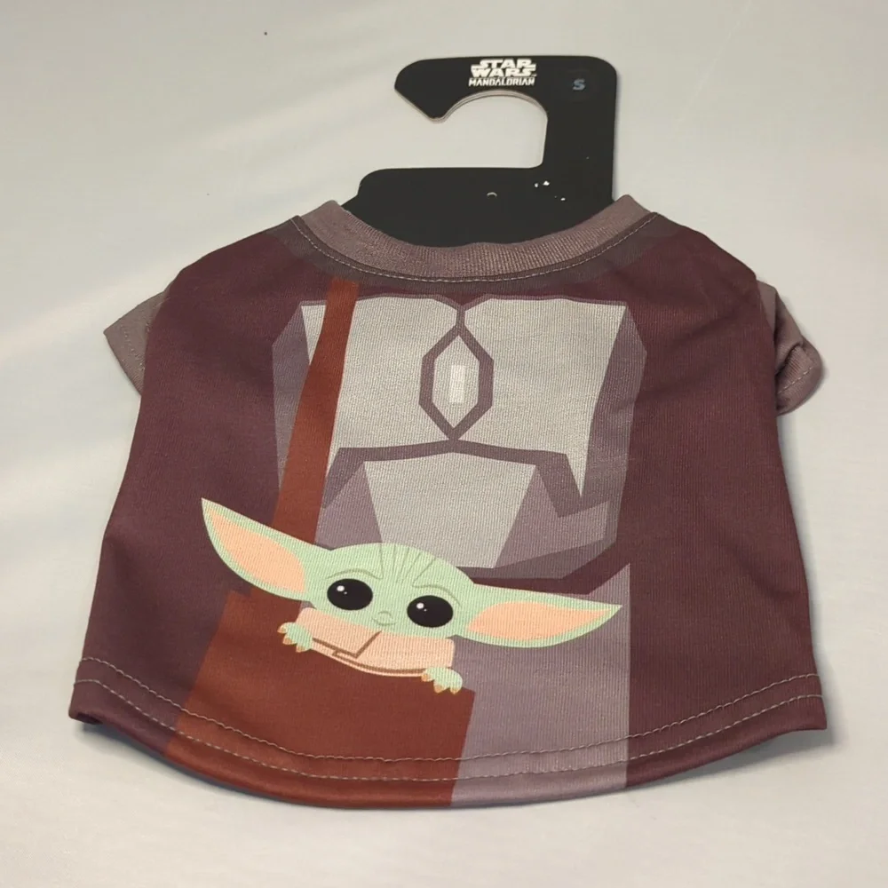 Star Wars Mandalorian Pet Tee Shirt Cat Dog